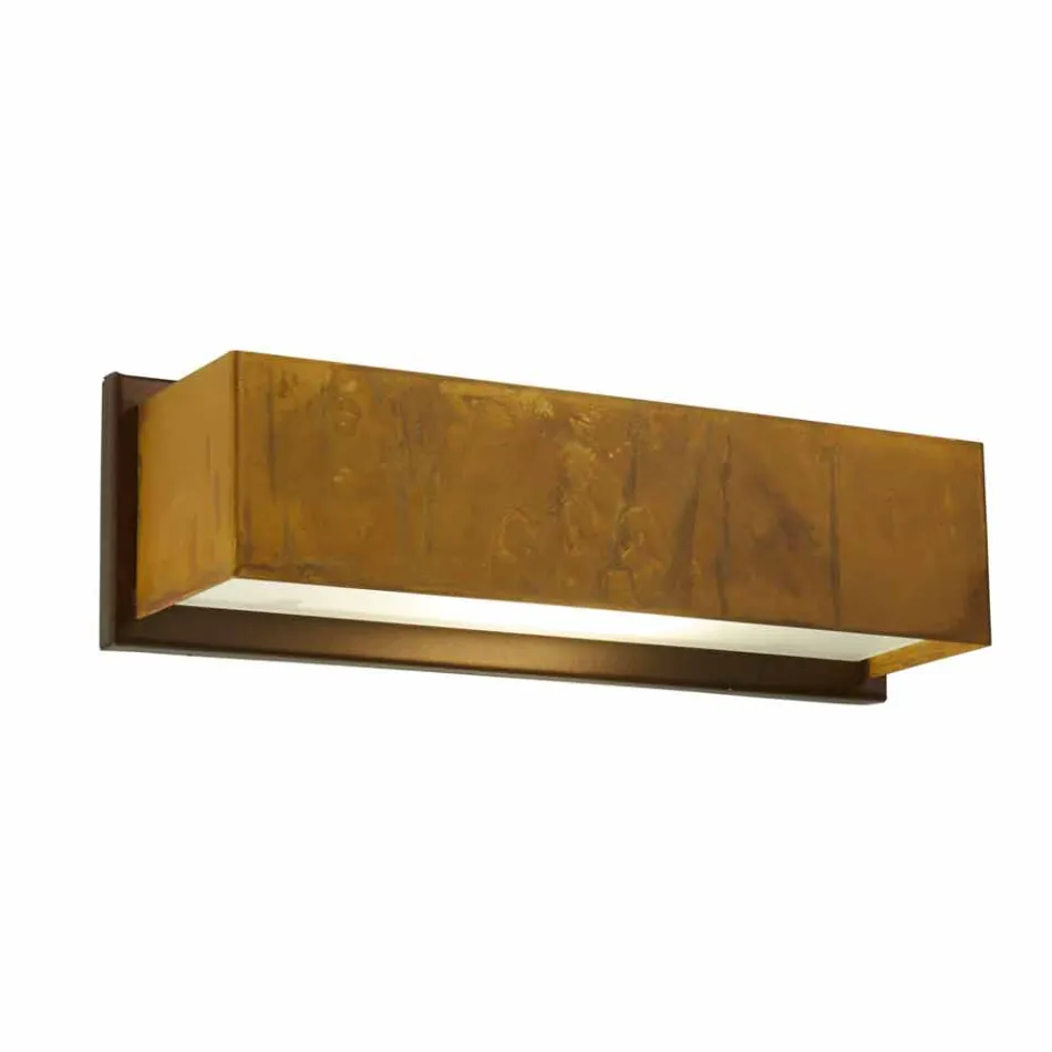 Design Wandlampe aus Messing und Stahl Ø35xh.10xsp.9 cm Harya Viadurini