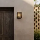 Große Wandlampe aus Messing und Glas Quadro Il Fanale Viadurini