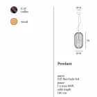 Wandlampe aus Stahl Ø35xh.70xL.Katalog cm Bibiana Viadurini