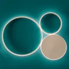 Wandlampe aus lackiertem Metall mit LED Modernes Design - Punto Viadurini