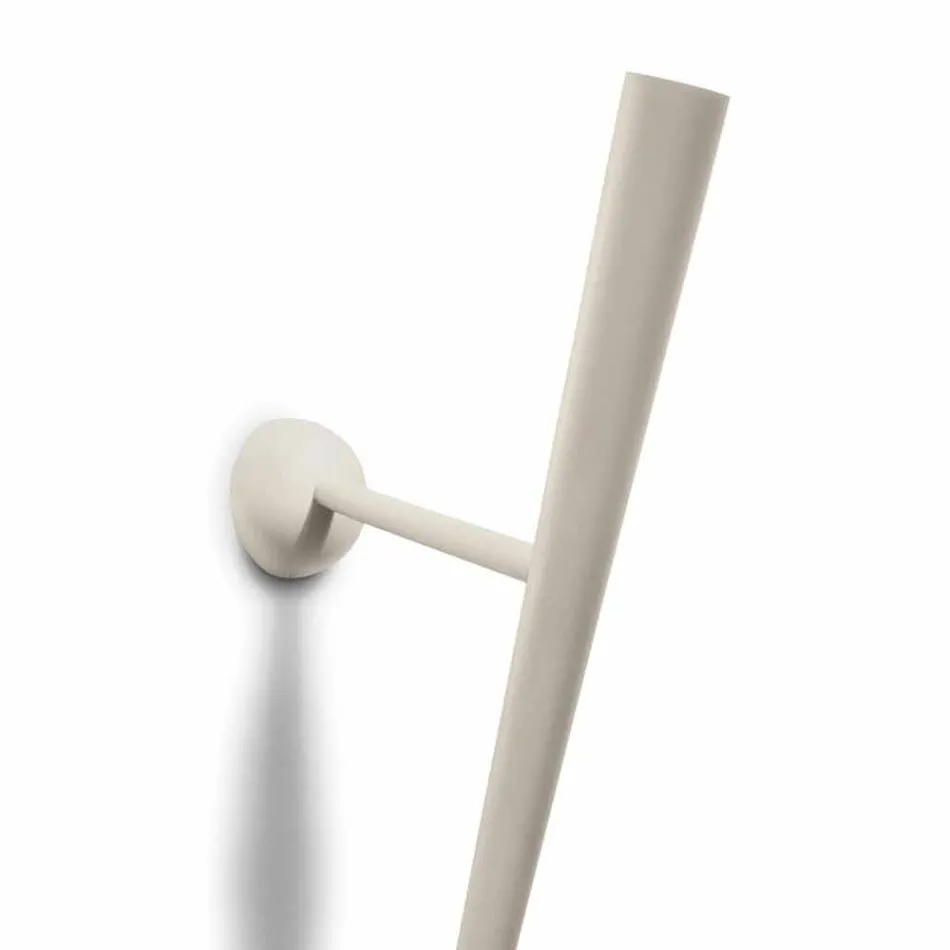 Wandleuchte aus lackiertem Metall mit integrierter LED Made in Italy - Throne Viadurini