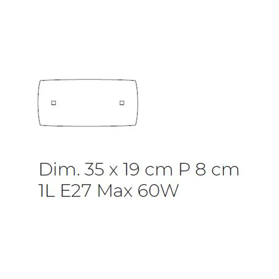 Wandlampe aus mundgeblasenem Perlmuttglas in Venedig - Chrystal Viadurini