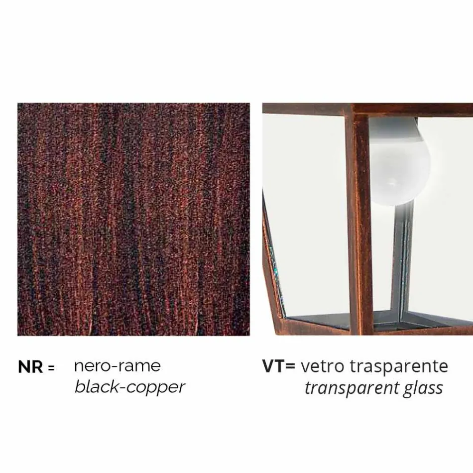 Außenwandleuchte aus Aluminium hergestellt in Italien, Kristel Viadurini