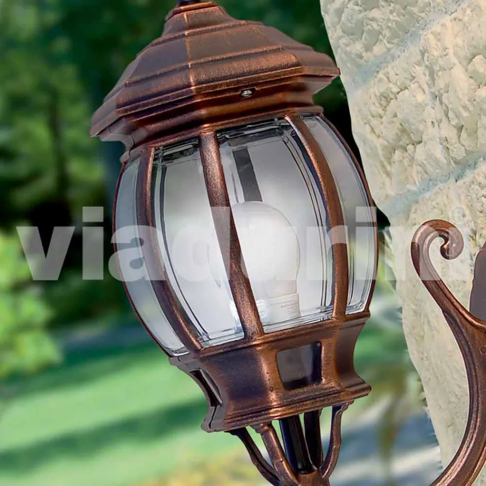 Außenwandleuchte aus Aluminium hergestellt in Italien, Anika Viadurini