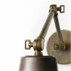 Verstellbare Wandleuchte in Eisen Loft Il Fanale Viadurini