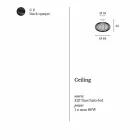 Moderne Deckenlampe aus lackiertem Stahl, Ø48xH 35 cm, Heila Viadurini