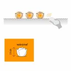 Rosenförmige Tischlampe mit Induktions-RGBW-LED - Baby Love von Myyour Viadurini