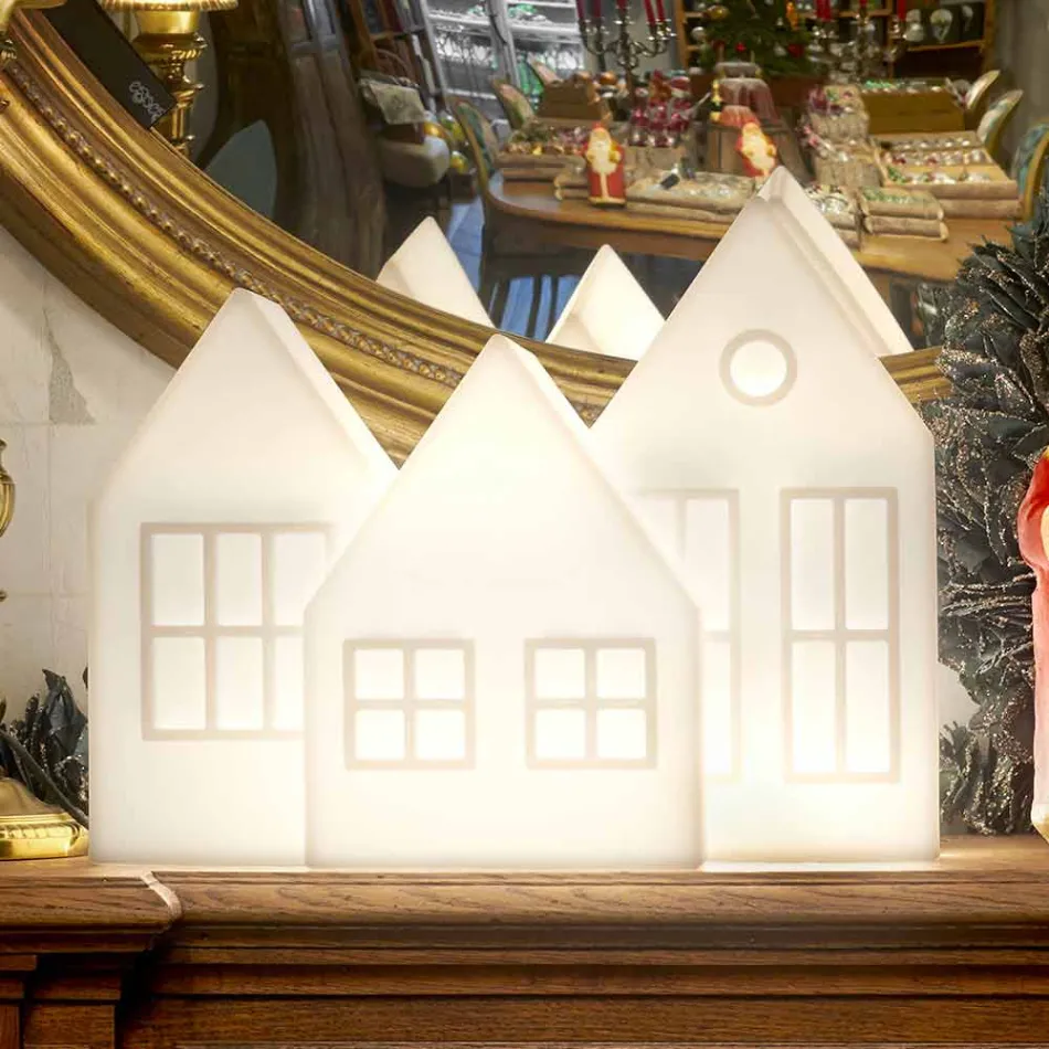 Tischlampe Casette Led weiß oder rot Design Slide Made in Italy - Kolme Viadurini