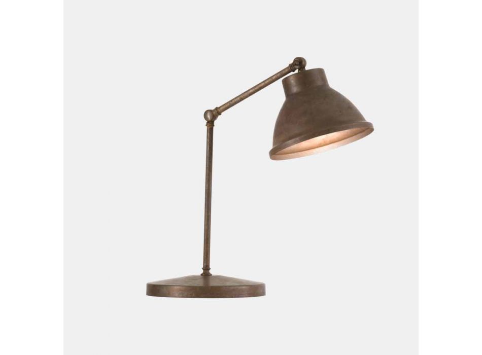 Tischlampe mit Gelenk aus Messing und Eisen Vintage Design - Loft von Il Fanale Viadurini