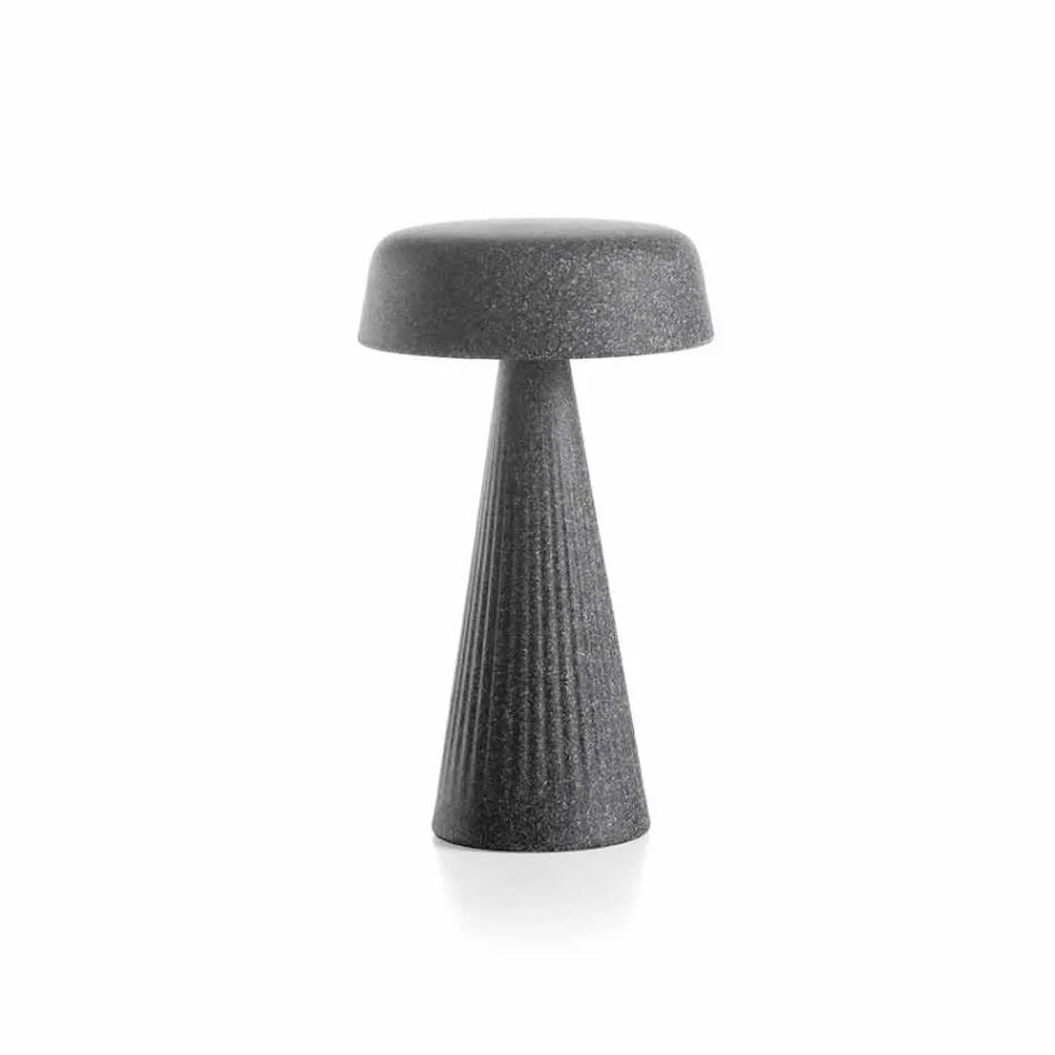 Tischlampe mit Struktur aus Polyethylen Hergestellt in Italien - Desmond Viadurini