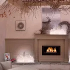 Design Tischlampe mit weißen oder roten Led Houses Design Slide - Kuusi Viadurini