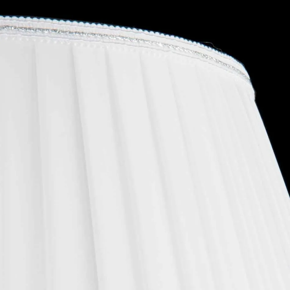 Design Tischlampe in Ivy Glas und Kristall, made in Italy Viadurini