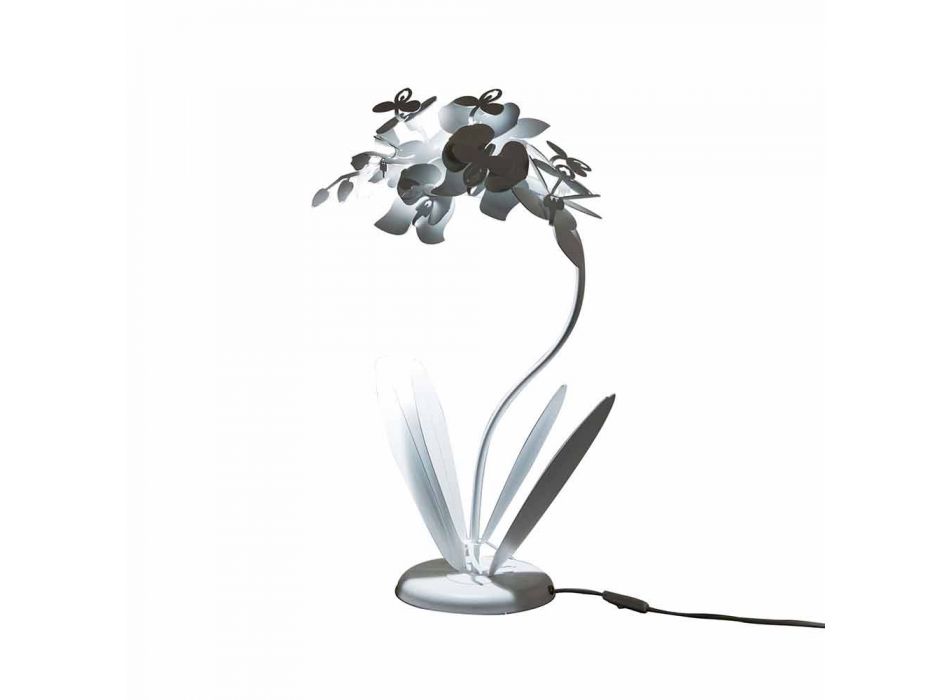 Modernes Design Eisen Tischlampe Made in Italy - Amorpha Viadurini