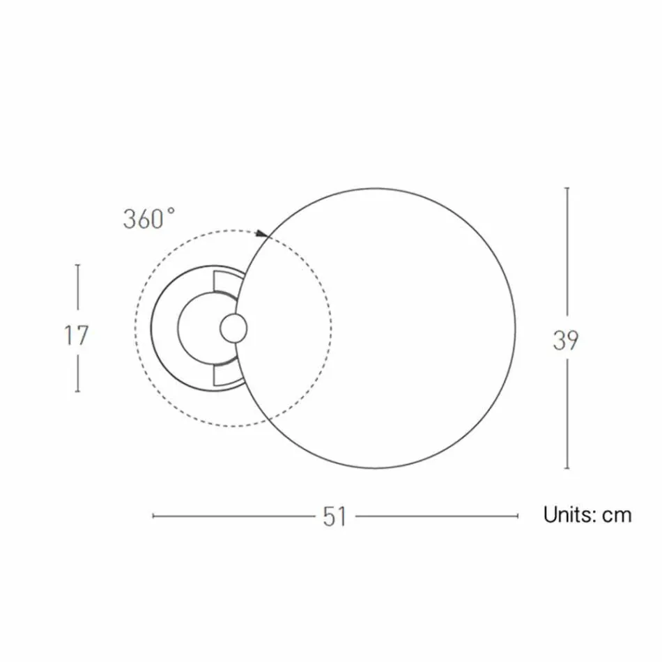 Tischlampe aus Chrom oder schwarzem Metall mit LED Made in Italy - Orlando Viadurini