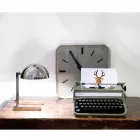 Tischlampe aus Messing mit Gold- oder Palladium-Finish Made in Italy - Adana Viadurini