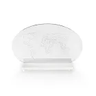 LED-betriebene Plexiglas-Tischlampe, hergestellt in Italien – Rapunzel Viadurini