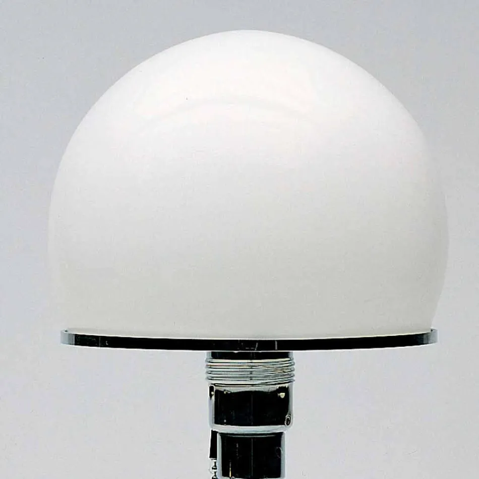 Tischlampe aus Glas mit Opalschirm Made in Italy - Dacca Viadurini