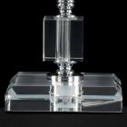 Tischlampe aus transparentem Glas und Ivy-Kristall, hergestellt in Italien Viadurini