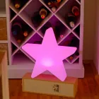 Polyethylen Solar oder LED Star Design Tischlampe - Ringostar Viadurini
