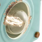 Industriestil Tischlampe aus Keramik und Eisen Valerie Viadurini