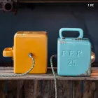 Industriestil Tischlampe aus Keramik und Eisen Valerie Viadurini