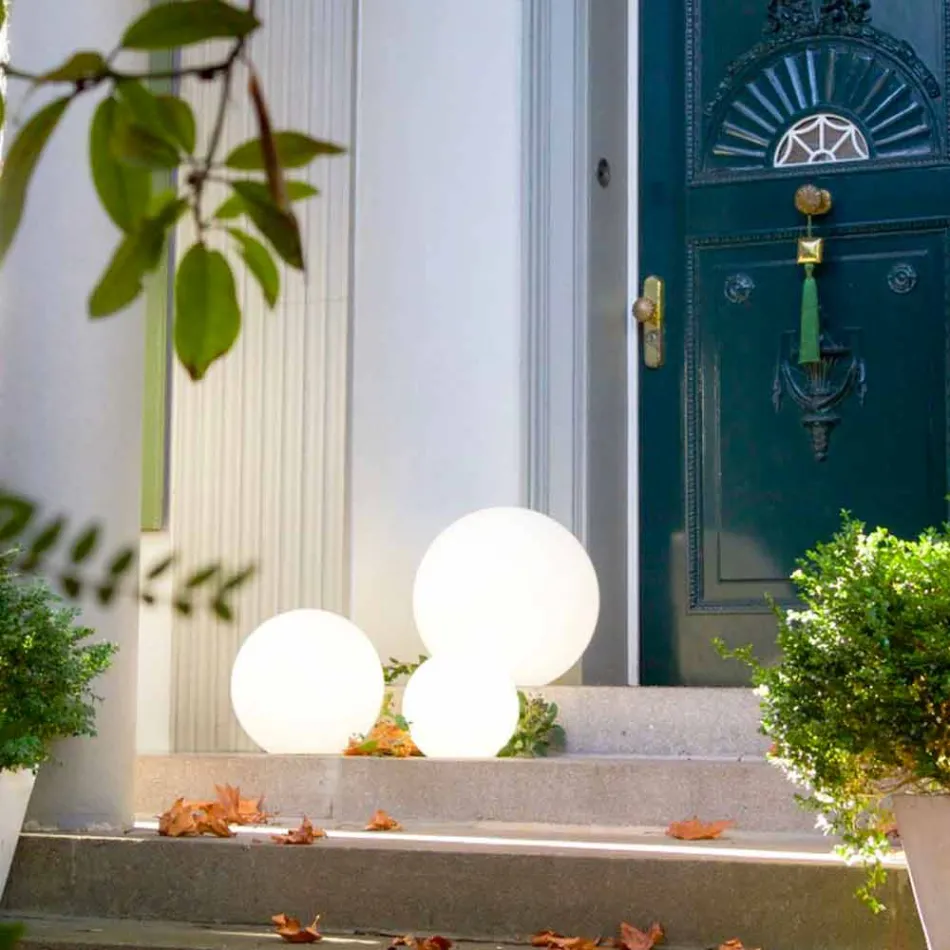 Solarenergie Stehlampe oder LED rundes farbiges Design - Globostar Viadurini