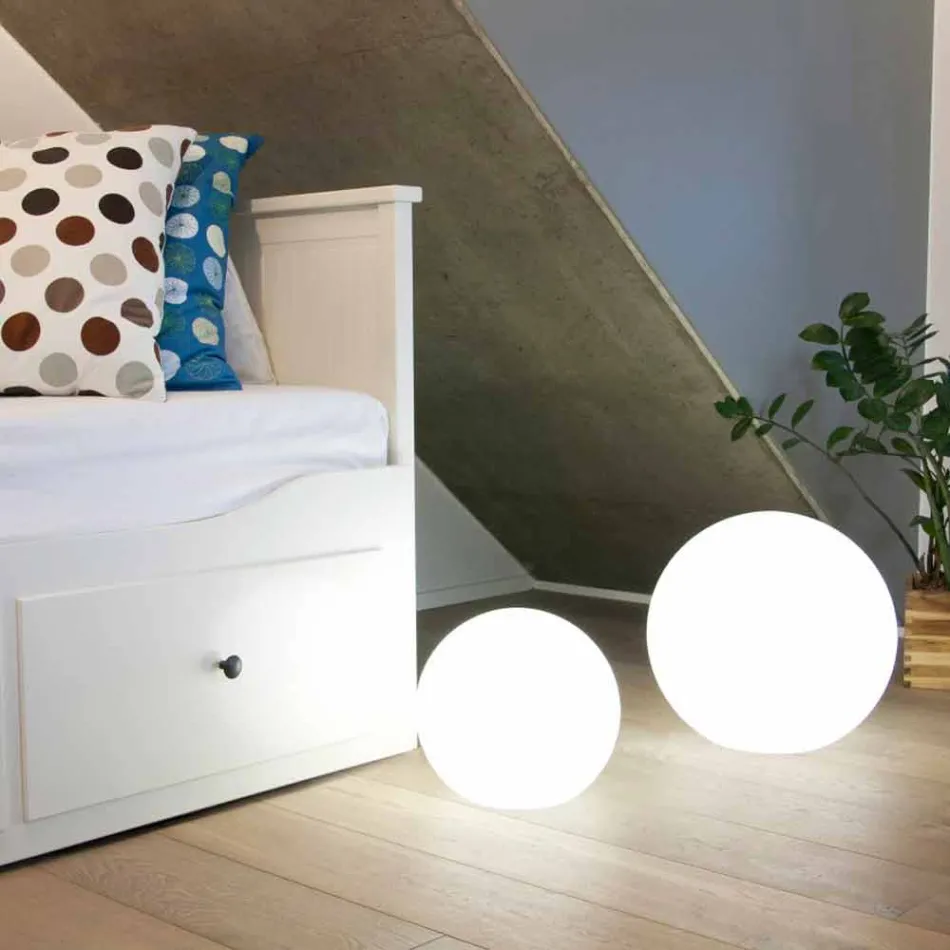 Solarenergie Stehlampe oder LED rundes farbiges Design - Globostar Viadurini