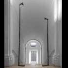 Ausziehbare Stehlampe Aluminium Mattschwarzes Leiterdesign - Watchful Viadurini