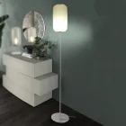 Stehlampe aus mundgeblasenem venezianischem Glas - Bambus Viadurini