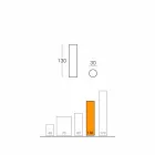 Fluo zylindrische Stehleuchte aus Italien Viadurini