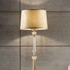 Klassische Stehlampe aus Porzellan und luxuriösem mundgeblasenem Glas - Eteria Viadurini