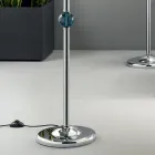 Klassische Stehlampe aus italienischem Kunsthandwerksglas und Lampenschirm - Memore Viadurini