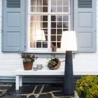 Farbige Stehlampe LED, Solar oder E27 Design Outdoor und Indoor - Fungostar Viadurini