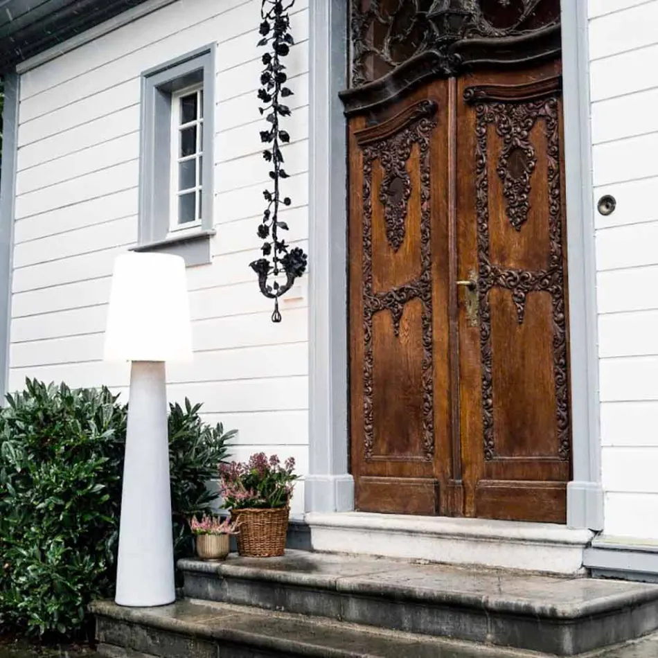 Farbige Stehlampe LED, Solar oder E27 Design Outdoor und Indoor - Fungostar Viadurini