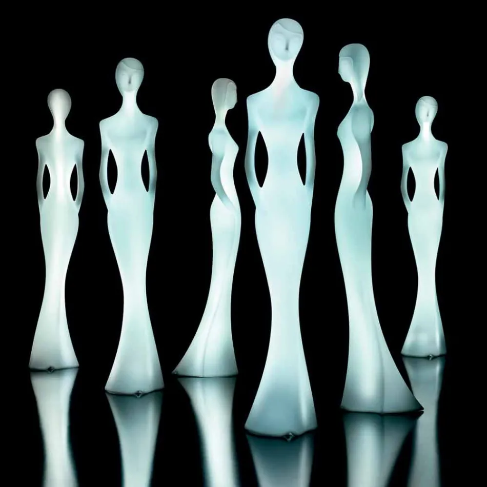 Garten Stehlampe mit RGBW Led Light Statue Design - Penelope von Myyour Viadurini