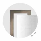 Design Stehleuchte aus Metall mit Leinen Lampenschirm Made in Italy - Bali Viadurini