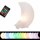 Mondform Stehlampe aus Kunststoff 2 Größen Modernes Design - Lunastar Viadurini