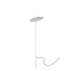 Garten-Stehlampe Aluminium Weiß Design mit Seerosenblatt - Cipriam Viadurini