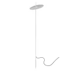 Garten-Stehlampe Aluminium Weiß Design mit Seerosenblatt - Cipriam Viadurini