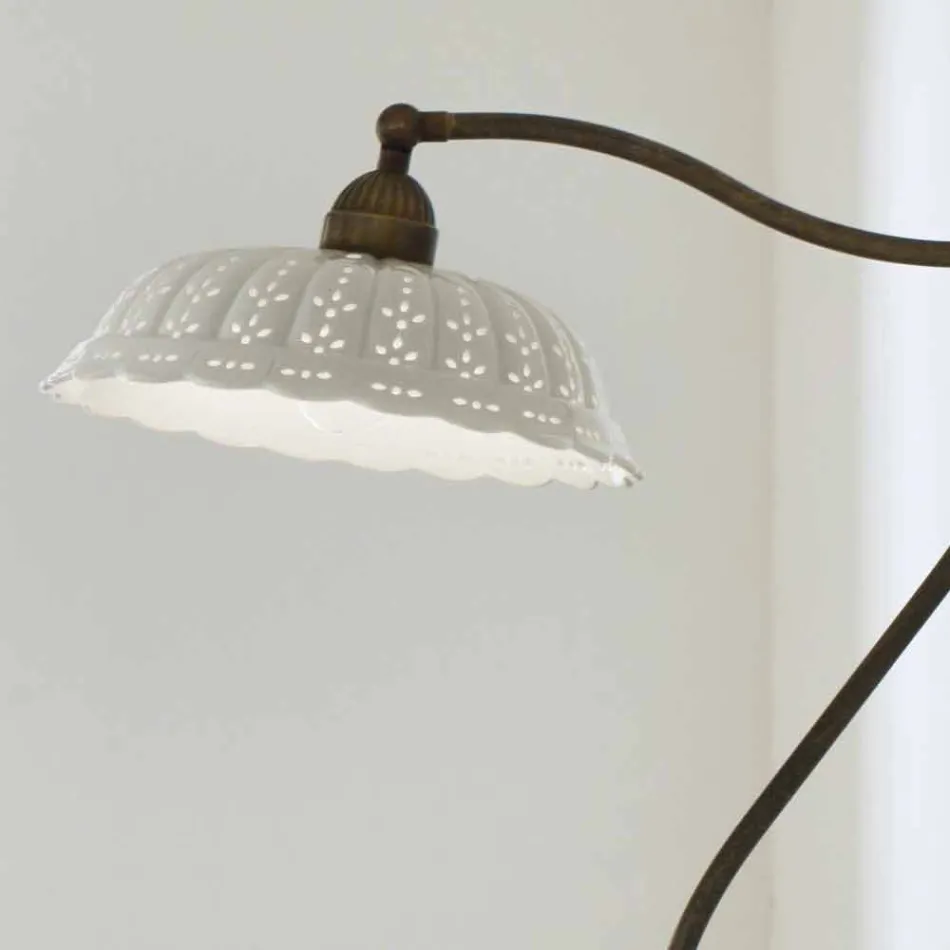 Stehlampe Jugendstil-Keramik Anita Il Fanale Viadurini