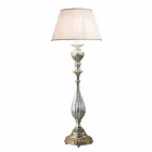 Hölzerne Stehlampe handgefertigt in Italien Rocco Viadurini