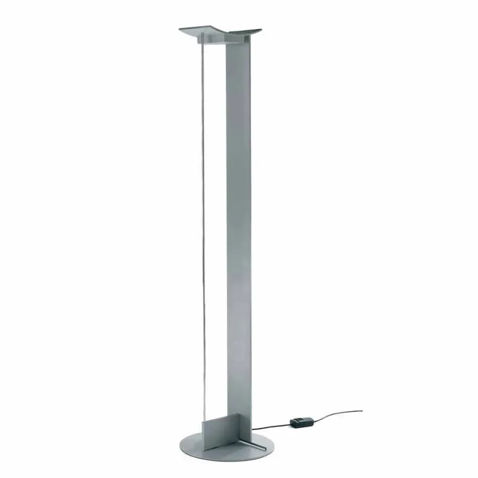 Stehlampe aus lackiertem Metall mit integrierter LED Made in Italy - Indra Viadurini