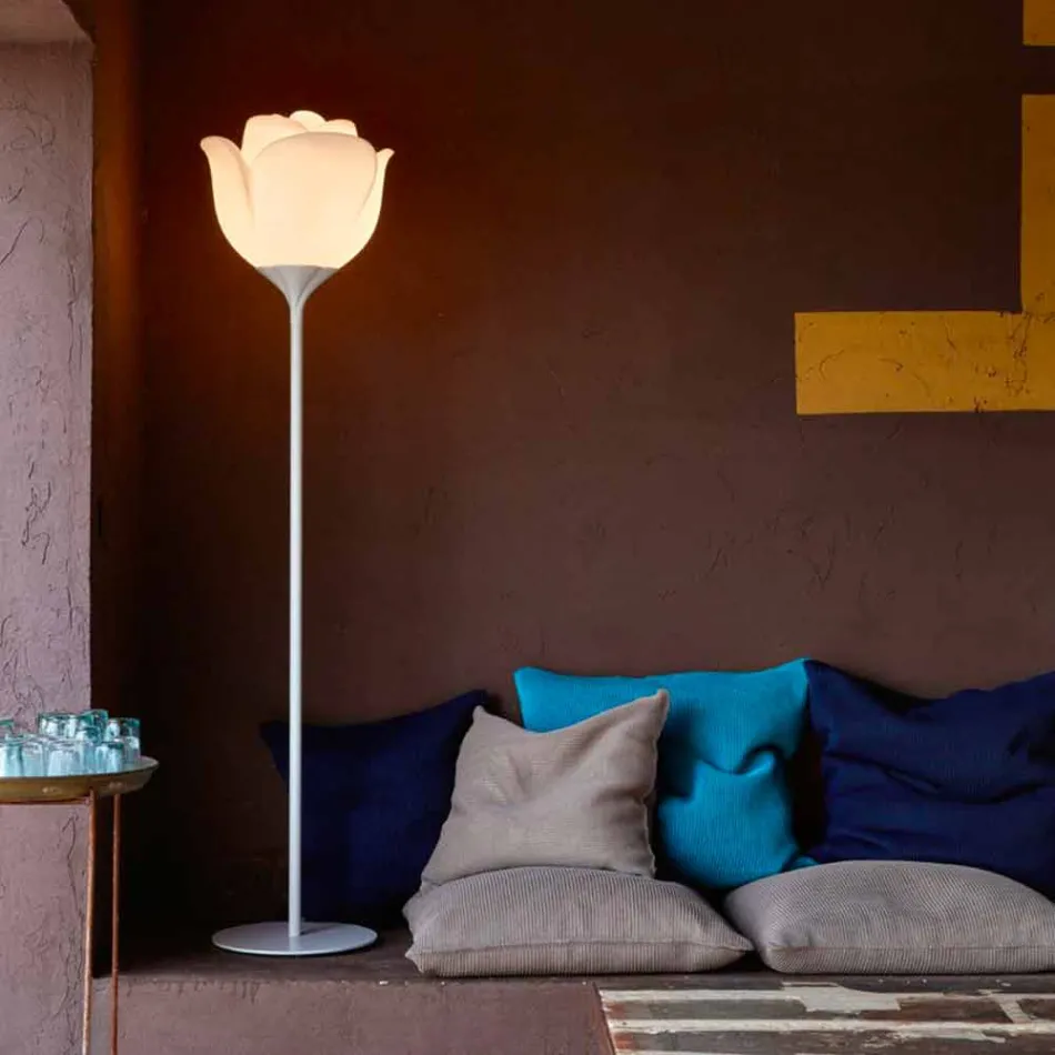 Plastic Flower Design Stehleuchte im Freien - Baby Love von Myyour Viadurini