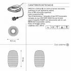 Stehlampe für Outdoor-Design in 3 Größen, 2 Stück - Pandora S von Myyour Viadurini
