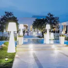 Indoor Stehleuchte Slide Pivot hellweiß hergestellt in Italien Viadurini