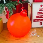 Innen- oder Außendekor Lampe Roter, weißer Weihnachtsball - Pallastar Viadurini