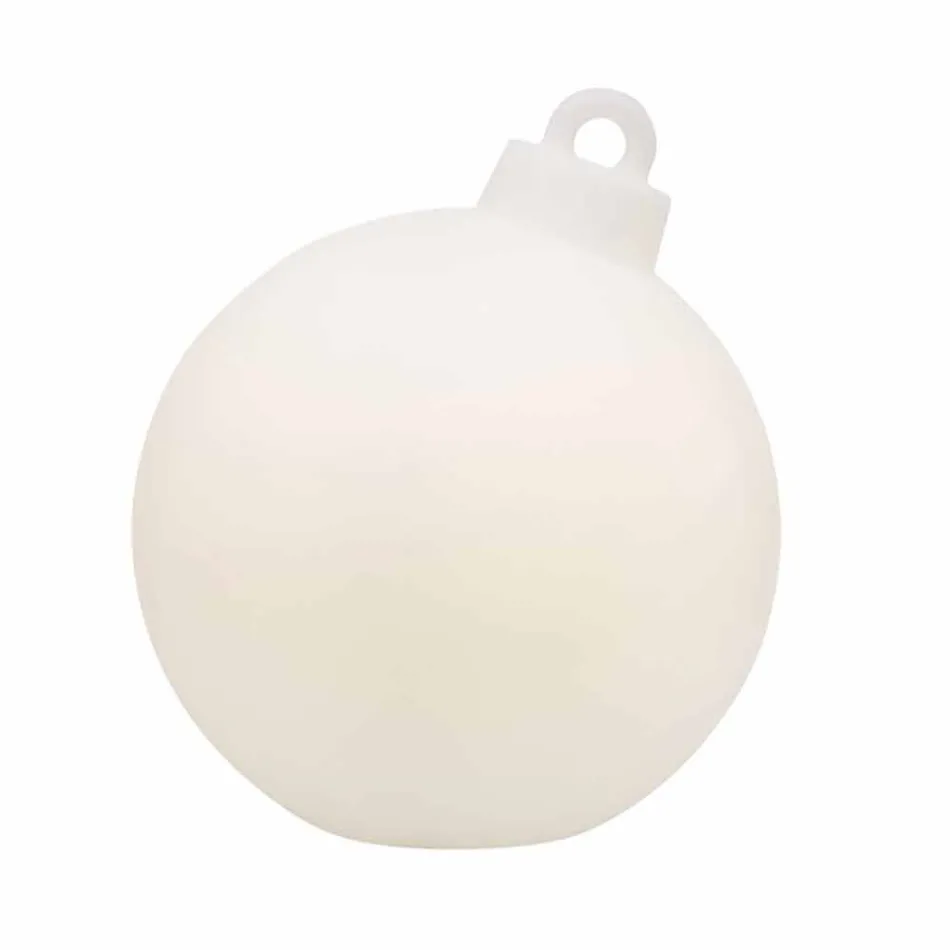 Innen- oder Außendekor Lampe Roter, weißer Weihnachtsball - Pallastar Viadurini