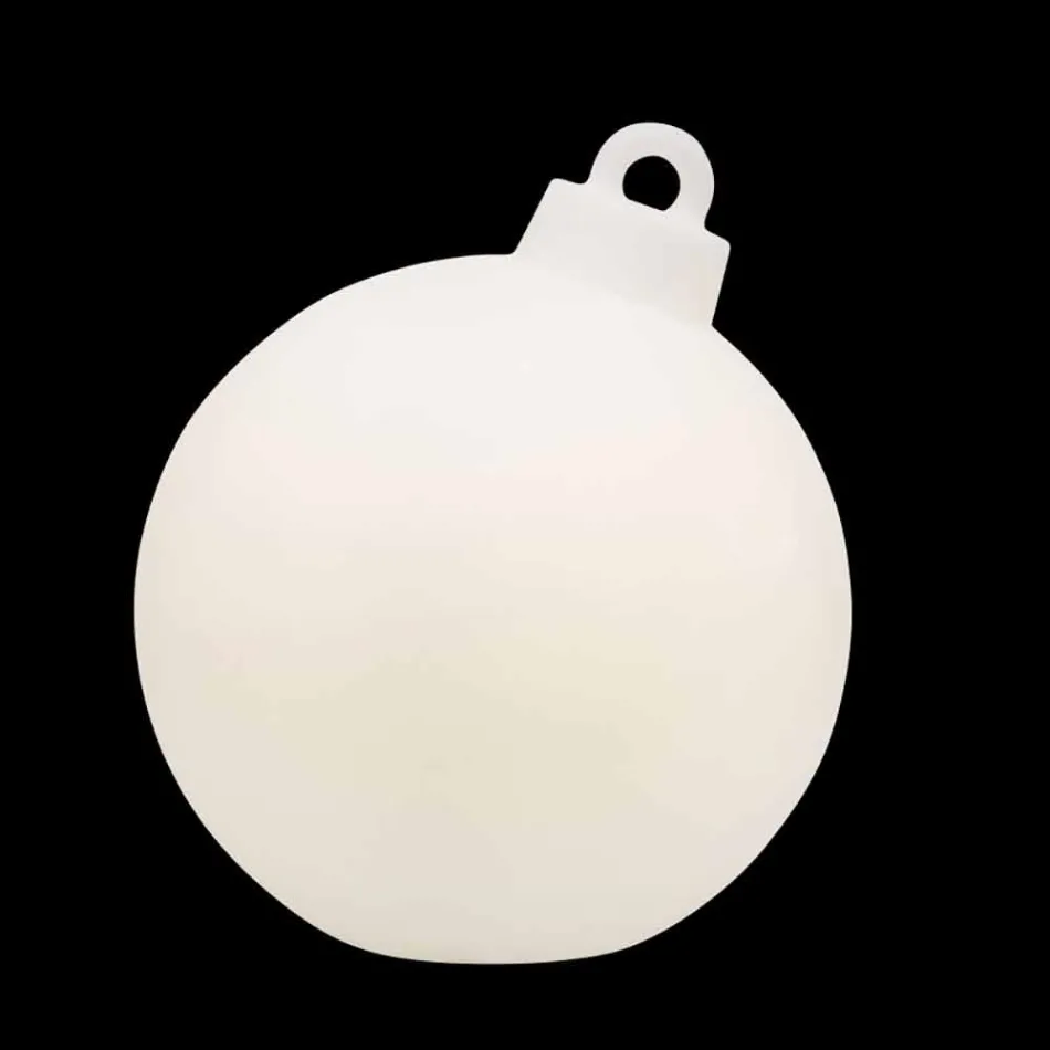 Innen- oder Außendekor Lampe Roter, weißer Weihnachtsball - Pallastar Viadurini