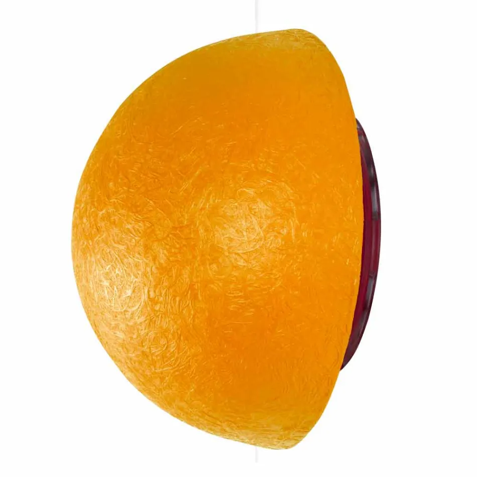 Designer Wandleuchte In-es.artdesign Button aus farbigem Nebulite Viadurini