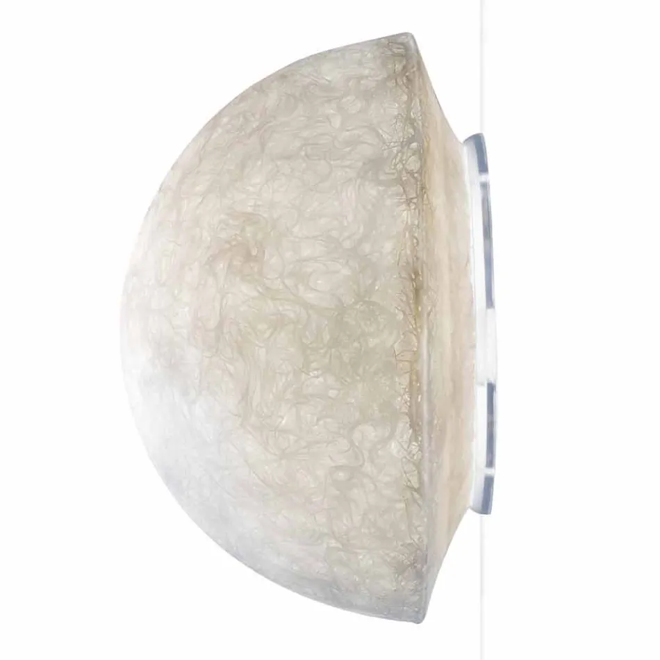 Designer Wandleuchte In-es.artdesign Button aus farbigem Nebulite Viadurini